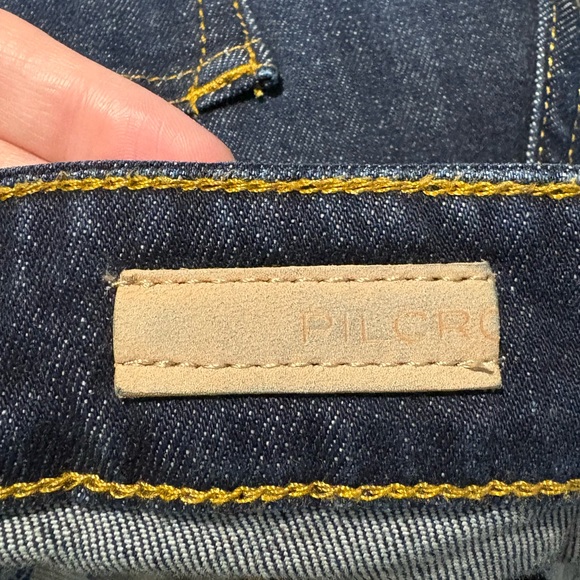 Anthropologie Pilcro The Split Straight Jeans - Picture 7 of 8